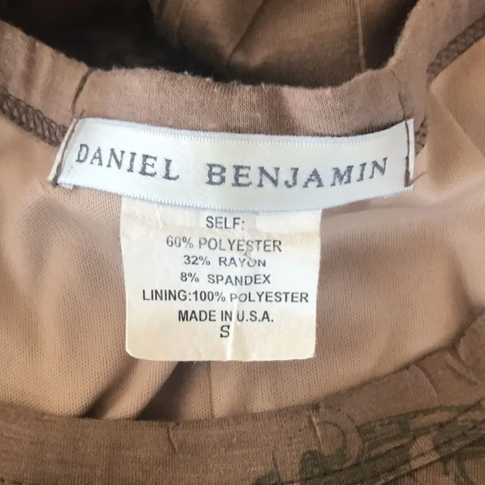 Daniel Benjamin, Woman's Tank Dress/Tunic, Small. Made in thr USA. Multi-color. - Picture 7 of 8